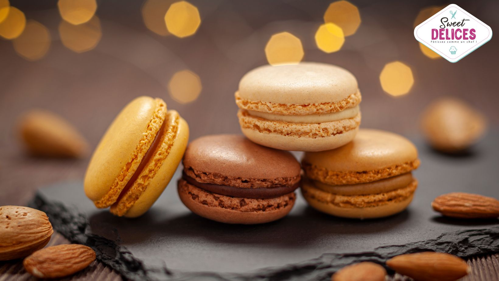 Mes Macarons speculoos et caramel beurre salé (Adultes)